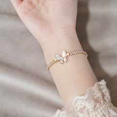 Moonlit Butterfly Bracelet