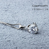 Celeste Zodiac Necklace | 925 Silver & Moissanite